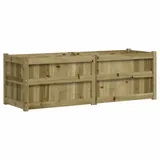 vidaXL Pflanzkübel 150 x 50 x 50 cm Braun