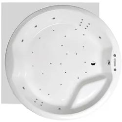 Eckwhirlpool Sanibay Neuenburg Ecke, 173,5x173,5cm, mit Whirlpoolsystem COMFORT