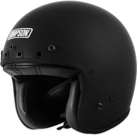 Simpson Chopper Solid Jethelm - Matt-Schwarz - L
