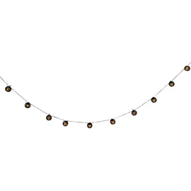 NÄVE Lichterkette Kunststoff 48,5 cm 1 Stück schwarz