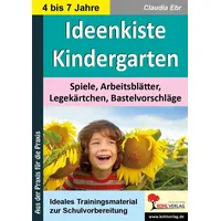 Kohl Verlag Ideenkiste Kindergarten Spiele, Arbeitsblätter, Legekärtchen Bastelvorschläge