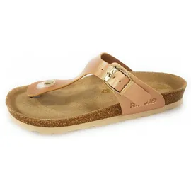 ROHDE Damen Zehentrenner Pantolette Metallic-Optik Alba 5600, Größe:37 EU,