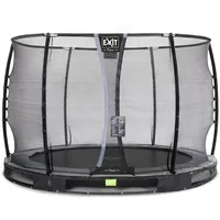 EXIT TOYS Elegant Premium Inground-Trampolin 305 cm inkl. Deluxe Sicherheitsnetz schwarz