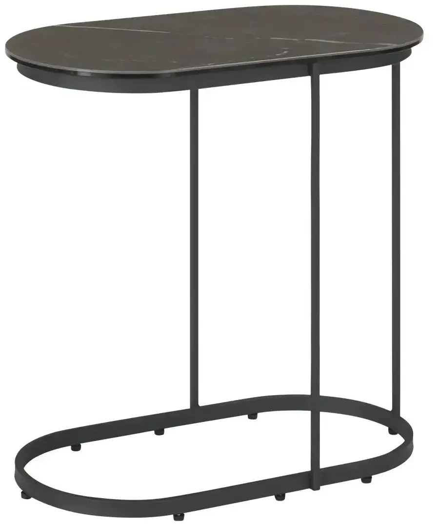 Jette Home Beistelltisch  Trace , schwarz , Maße (cm): B: 59 H: 55 T: 32.0