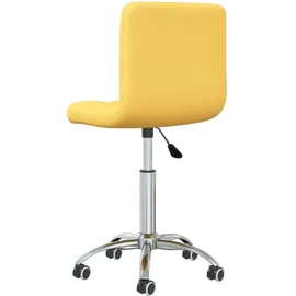 vidaXL Bürostuhl Drehbar Stoff Gelb
