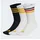 adidas Funktionssocken 3 Paare Weiß/Schwarz/Gold 37