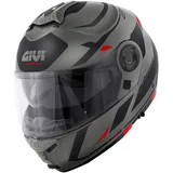 GIVI X.21 Evo Number Matt Dunkelgrau/Schwarz/Rot M