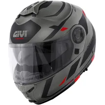 GIVI X.21 Evo Number Matt Dunkelgrau/Schwarz/Rot M