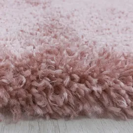 Ayyildiz Teppiche Fluffy 3500 Hochflorteppich Ø 200 cm rosa