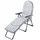 Kadax Gartenliege 195 x 65 x 22 cm Schwarz