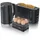 Arendo Frühstücks-Set Wasserkocher 1,5l, 2-Scheiben Toaster, 6er Eierkocher, Schwarz