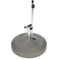 nertes gmbh Rollsockel Aluminium Edelstahl 150 kg Grau