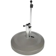 nertes gmbh Rollsockel Aluminium Edelstahl 150 kg Grau