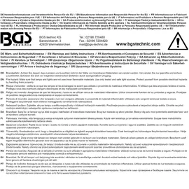 BGS Cob-led Stirnleuchte mit Bewegungssensor