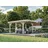 Einzel-Carport 315 x 372 cm Weiß lackiert