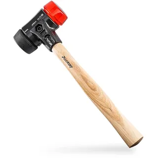 Wiha Schonhammer Safety mittelweich/ hart mit Hickory-Holzstiel, Rund-Schlagkopf 60 mm