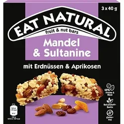 EAT NATURAL Mandel & Sultanine Müsliriegel 12x 3 St.