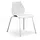 Kartell Maui Stuhl Kunststoff zinkweiß 2er Set