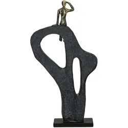 Casablanca by Gilde Dekoobjekt »Skulptur Blick in die Ferne bronzefarben H. 47 cm« Casablanca by Gilde bronzefarben