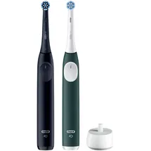 Oral-B iO Series 2 Night Black + 2. Handstück Forest Green