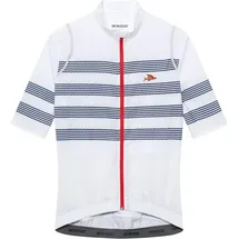 café du cycliste Damen Mona Trikot (Größe S, weiss)
