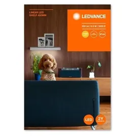 LEDVANCE Linear SHELF Regal LED Leuchte 40cm 6,5W / 3000K, Warmweiß