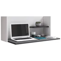 VCM Holz Hänge Schreibtisch Wandschreibtisch Workas