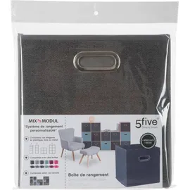 Five 5five Simply Smart Aufbewahrungsbox 31 x 31 cm 1-tlg. dunkelgrau