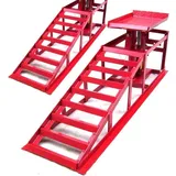 Apex - 2 x pkw Auffahrrampe höhenverstellbar 55337 2000kg Hebebühne