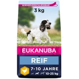 Eukanuba Mature Senior mittelgroße Rassen Huhn 3 kg
