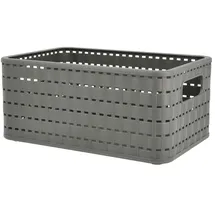 Rotho Korb Country 6 l 18,5 x 28 x 12,6 cm anthrazit