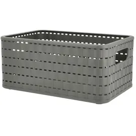 Rotho Korb Country 6 l 18,5 x 28 x 12,6 cm anthrazit