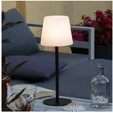 MARELIDA LED Garten Tischlampe Schwarz