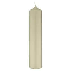 Kopschitz Kerzen lange schlanke Altarkerzen 10% BW Anteil (Bienenwachs Kerzen) Verde Veccio Antik Grün 250 x Ø 40 mm, 4 Stück, Kerzen mit Dornbohrung