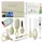 justfamily Baby Pflegeset Neugeborene – 11-teiliges Set mit hochwertiger Baby-Erstausstattung - Farbe Beige