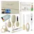 justfamily Baby Pflegeset Neugeborene – 11-teiliges Set mit hochwertiger Baby-Erstausstattung - Farbe Beige