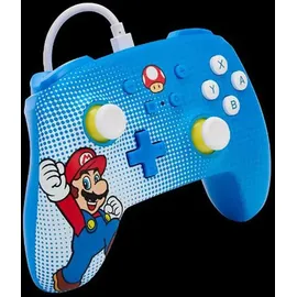 PowerA Switch Controller Mario Pop Art blau