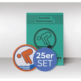 Schwimm Schmidt 25er Set Schwimmabzeichen Bronze Easy ON + Deutscher Schwimmpass (25)