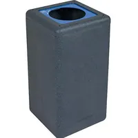 ReinigungsBerater BrickBin Papier Behälter grau blau 65 L integrierte