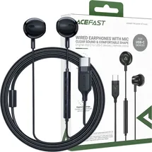 ACEFAST L2 In-Ear-Kopfhörer USB-C-Anschluss, Mikrofon, Fernbedienung, 1,2 m – Schwarz
