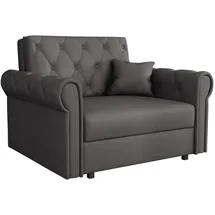 Mirjan24 Schlafsofa, Graphit, Textil, Kiefer, 1-Sitzer, Rechteckig, 116x85x98 cm, Wohnzimmer, Sofas & Couches, Schlafsofas