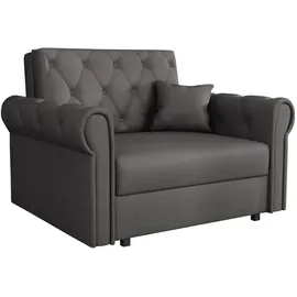Mirjan24 Schlafsofa, Graphit, Textil, Kiefer, 1-Sitzer, Rechteckig, 116x85x98 cm, Wohnzimmer, Sofas & Couches, Schlafsofas