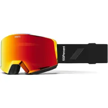 100% Norg Skibrille (Größe One Size, schwarz)