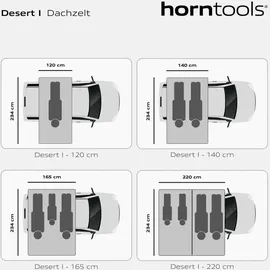 Horntools Desert Dachzelt 320x165cm