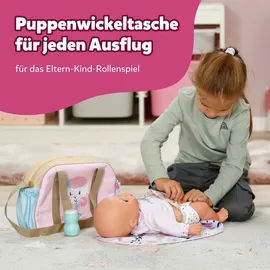 BABY BORN Puppenwickeltasche Wickeltasche Blumen rosa 837894