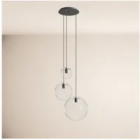 s.luce Orb 3-flg. 30 cm rund schwarz