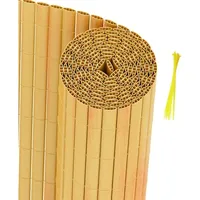 TolleTour Sichtschutzmatte pvc Sichtschutz Garten Sichtschutzzaun Balkon Zaun Windschutz Balkonverkleidung Bambus 100x800cm
