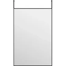 vidaXL Türspiegel Schwarz 40x60 cm Glas und Aluminium