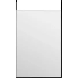 vidaXL Türspiegel Schwarz 40x60 cm Glas und Aluminium