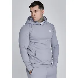 SikSilk Hoodie Grau/Weiß XL